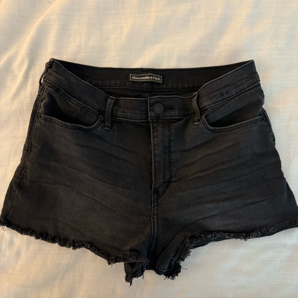 Abercrombie & Fitch Dark Denim Jean Shorts